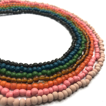 Recycled Glass Beads - Irregular Round
