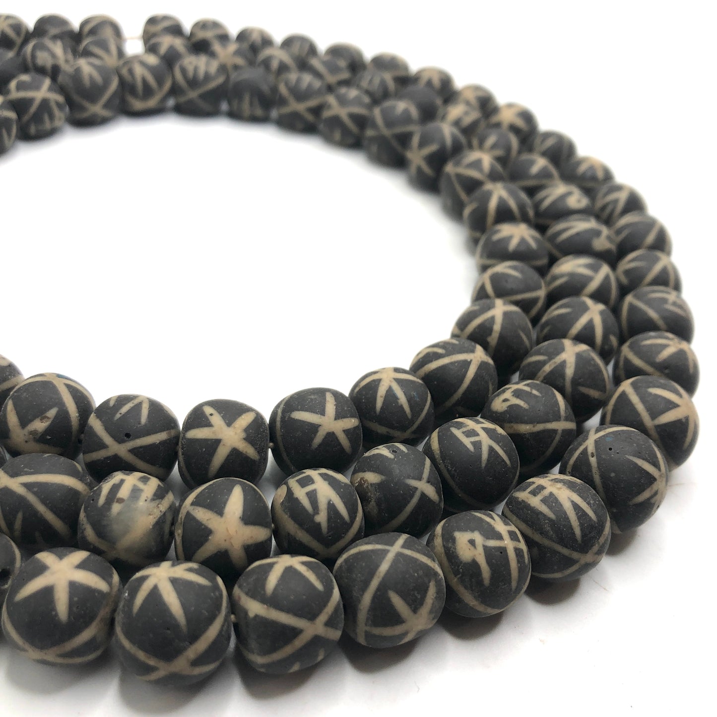 Recycled Glass Beads - Duck