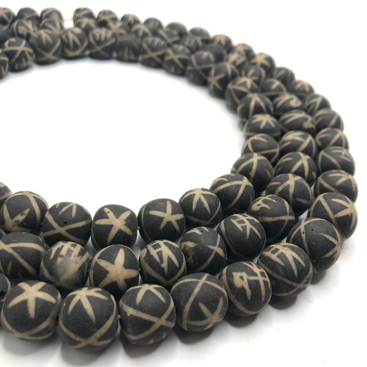 Recycled Glass Beads - Duck