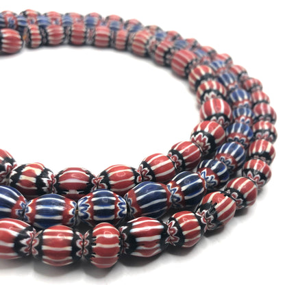 Chevron Beads - Oval