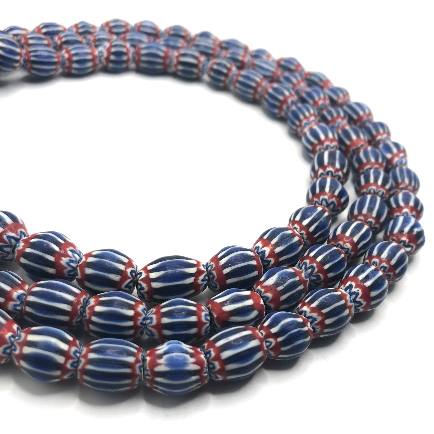 Chevron Beads - Oval