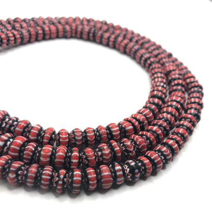 Chevron Beads - Rondelle