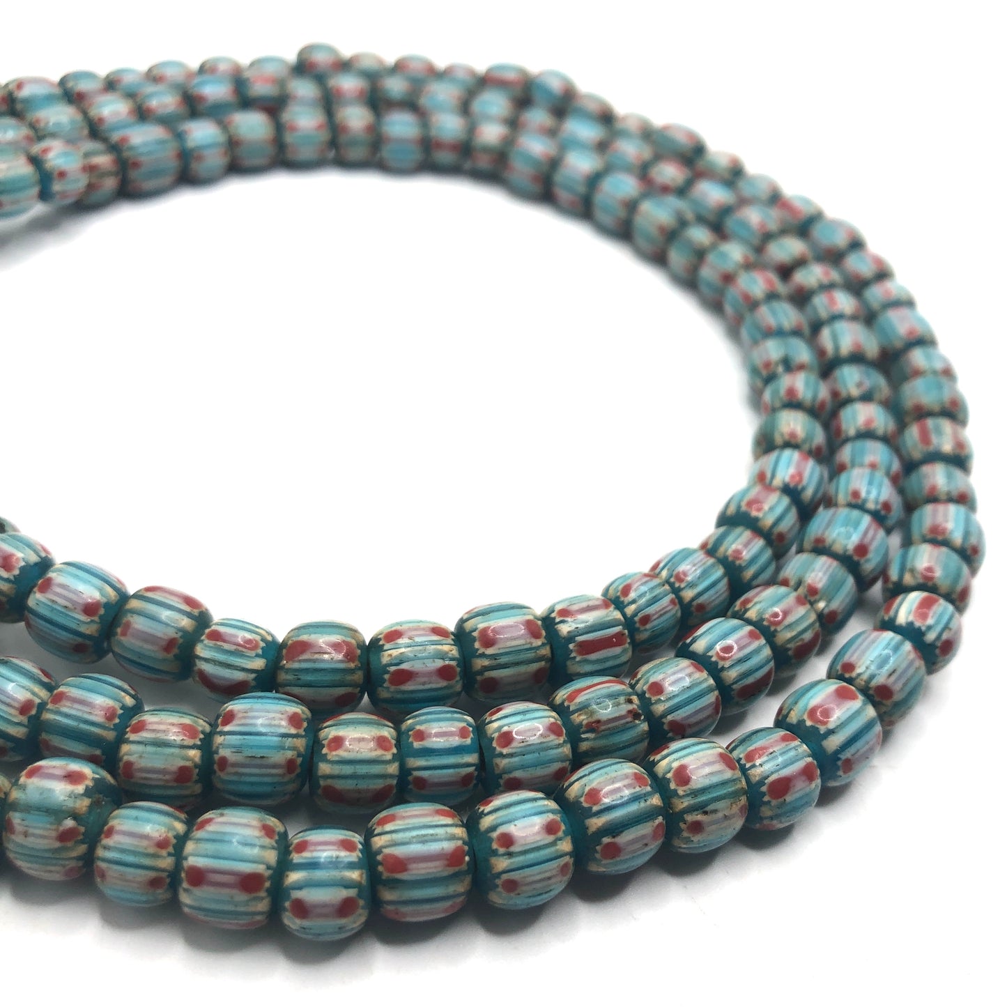 Chevron Beads - Barrel