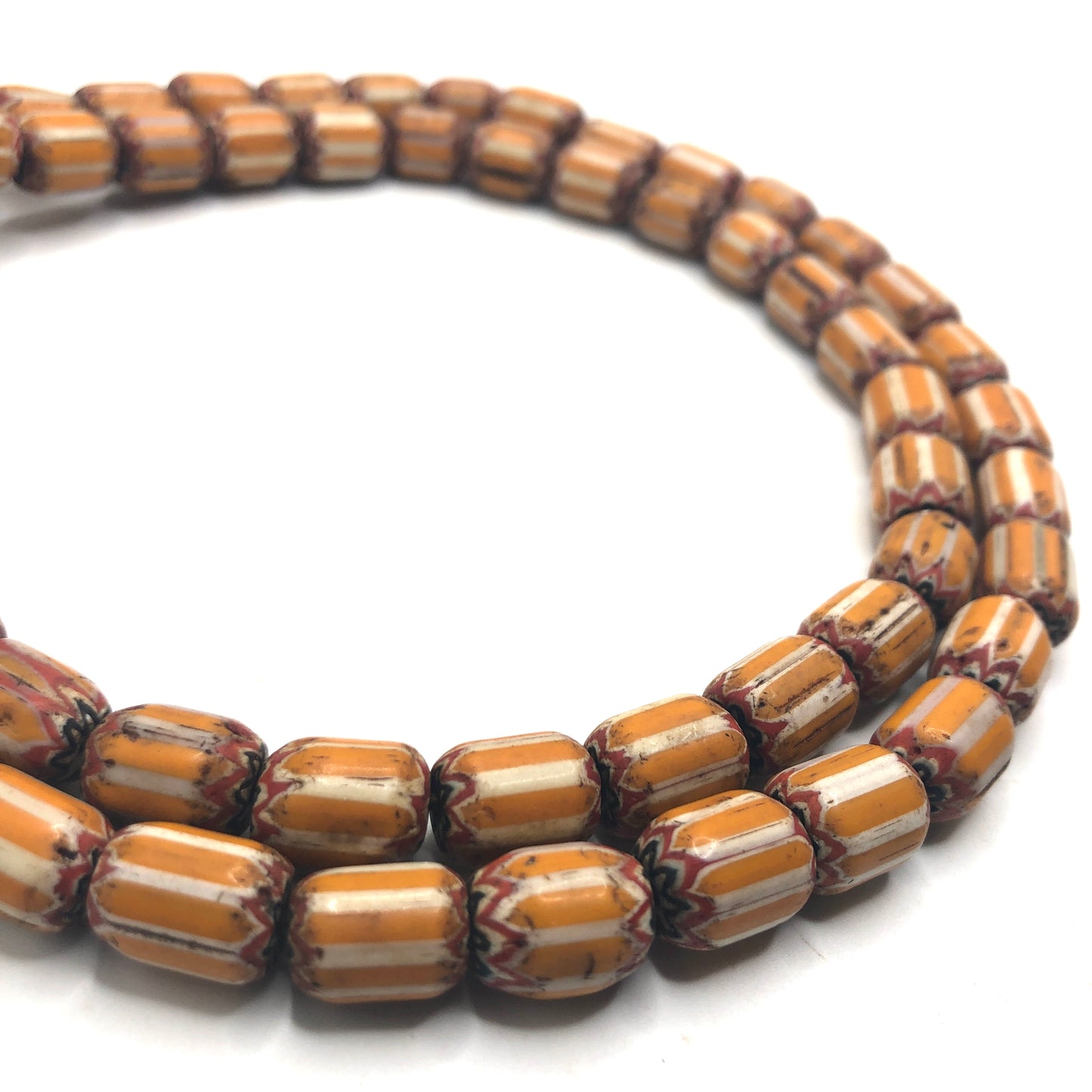 Chevron Beads - Barrel