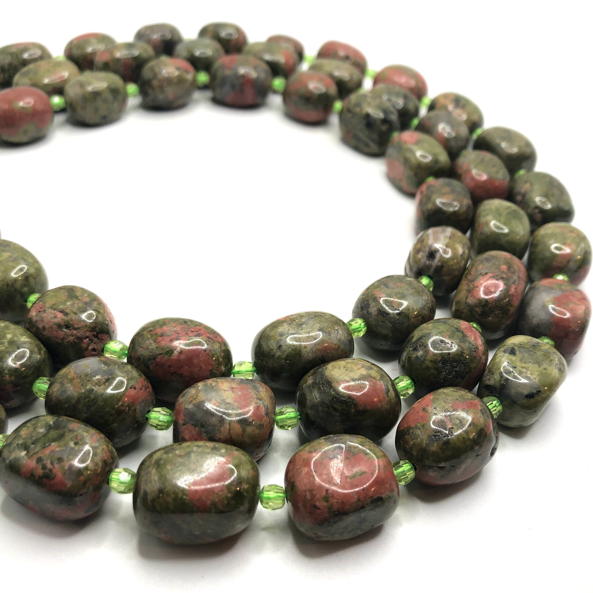 Unakite Tumble Beads