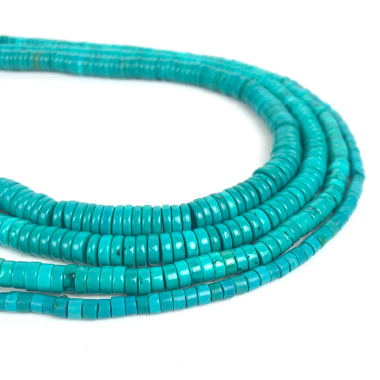 Stabilized Turquoise - Heishi - Shakti