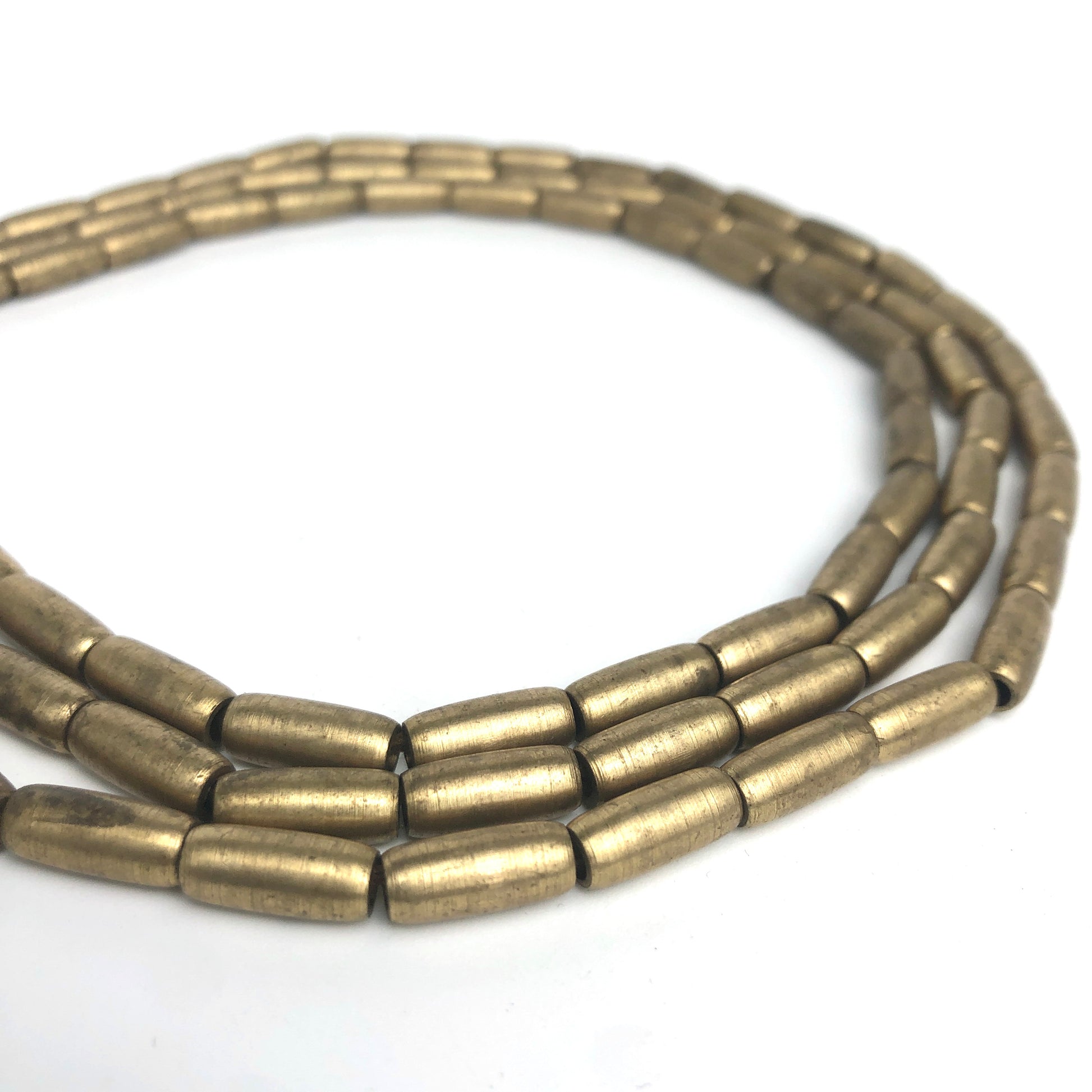 Brass Spacer Beads (Large) - Tube, 12mm - Shakti