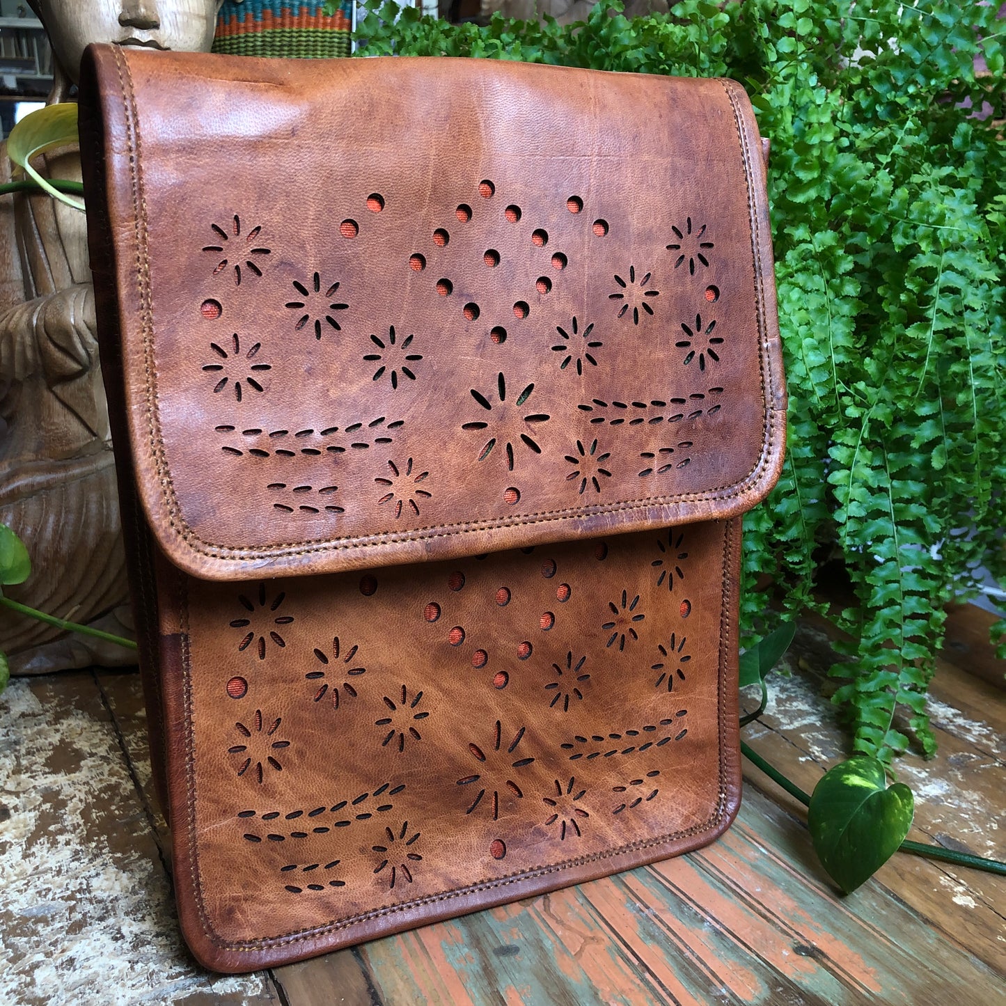 Leather Shoulder Bag - Shakti