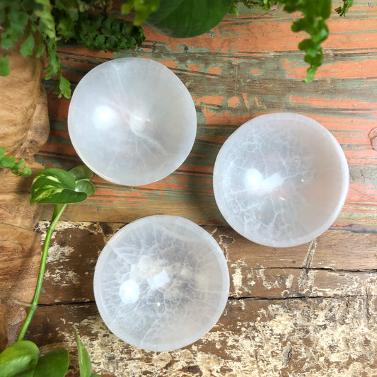 Selenite Bowls - Shakti