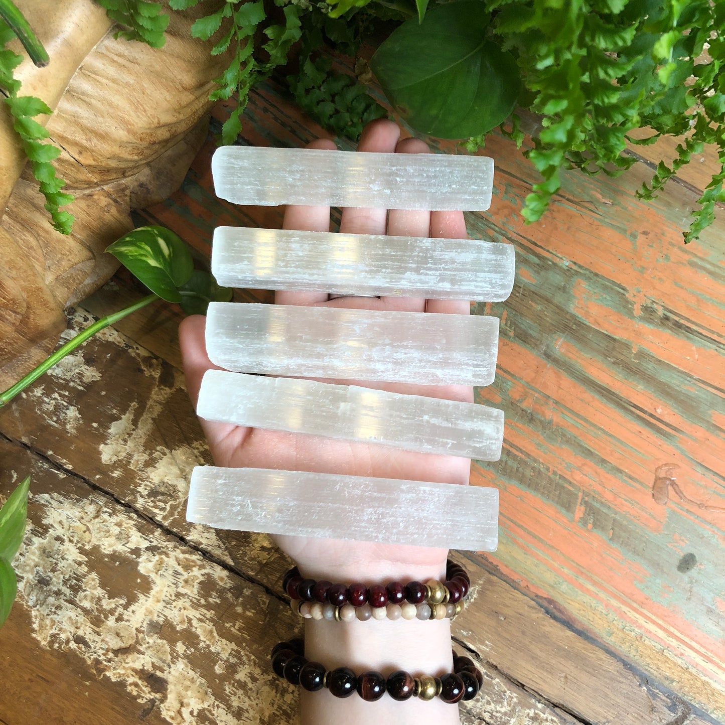 Selenite Raw Sticks - Shakti