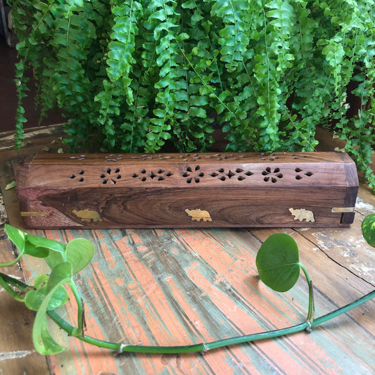 Wooden Incense Chest - Shakti