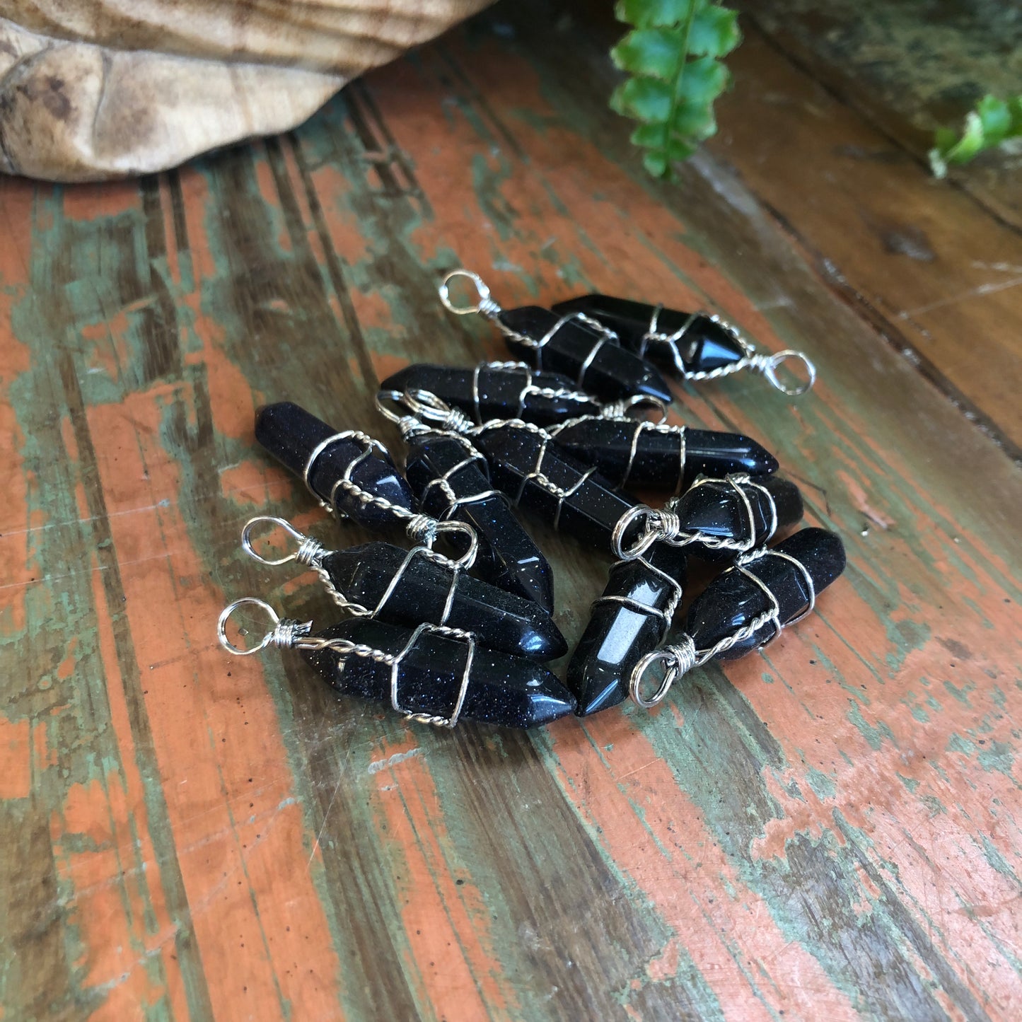 Wire-Wrapped Crystal Pendants - Shakti