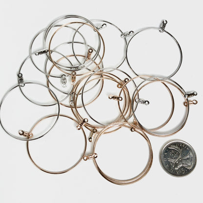 Ear Hoops (5 pairs) - Shakti