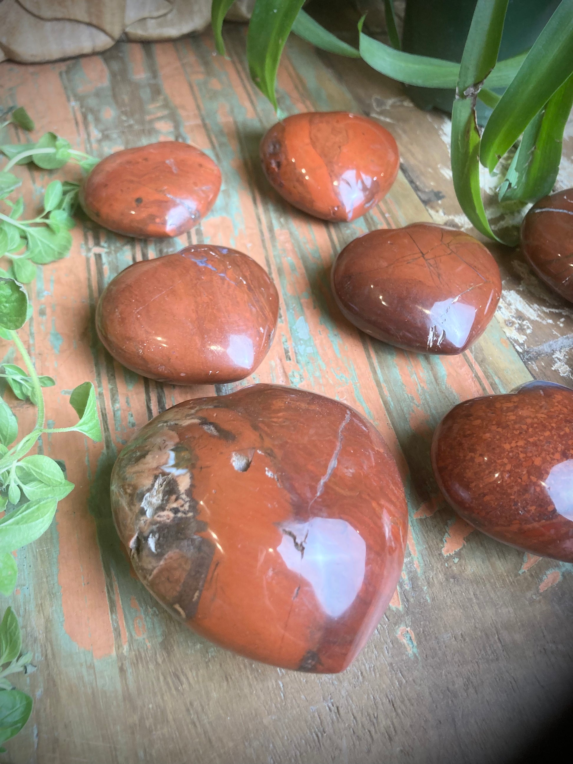 Red Jasper Hearts - Shakti