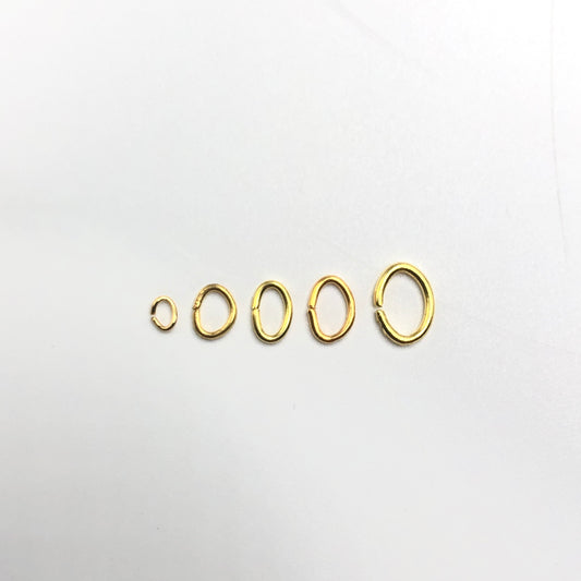 Jump Ring Oval - GP (all sizes)