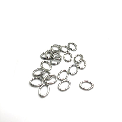 Jump Ring Oval - Steel (all sizes)