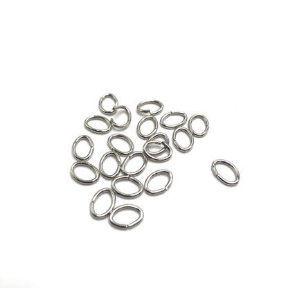 Jump Ring Oval - Steel (all sizes)