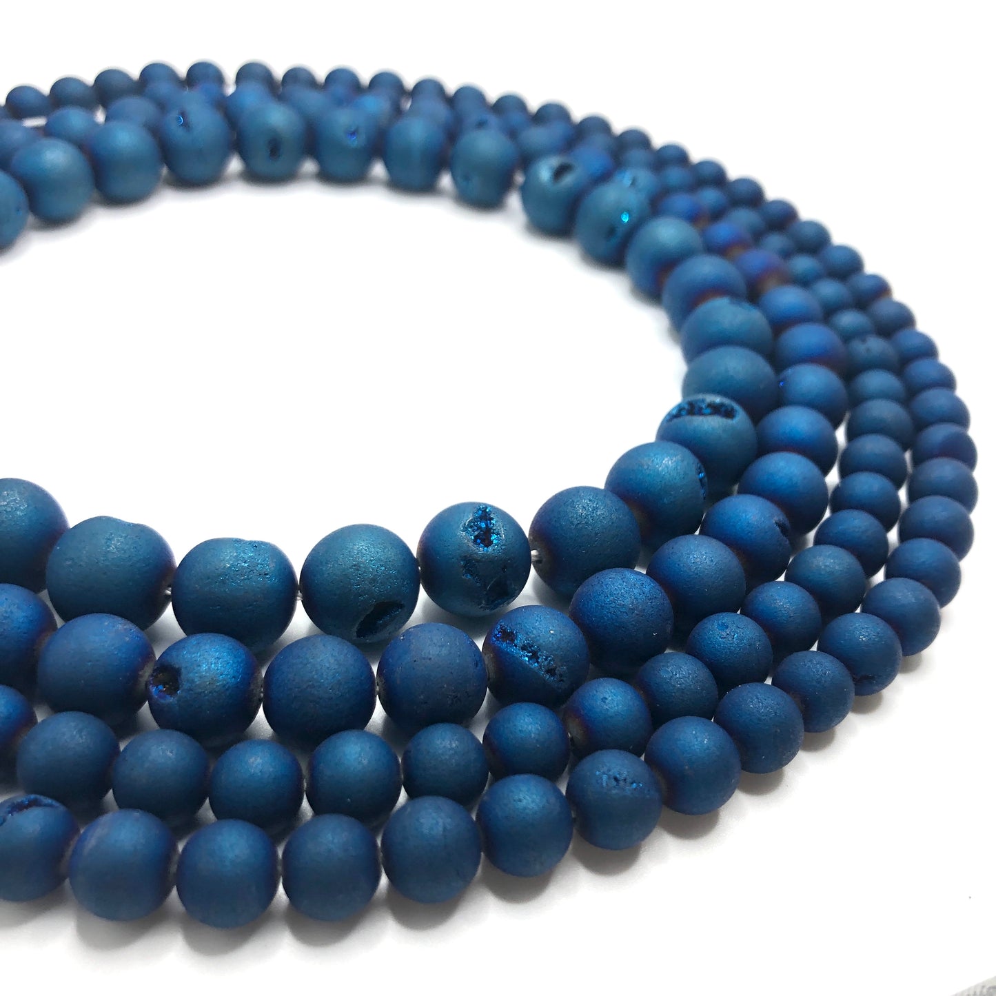 Druzy Agate (Royal Blue)