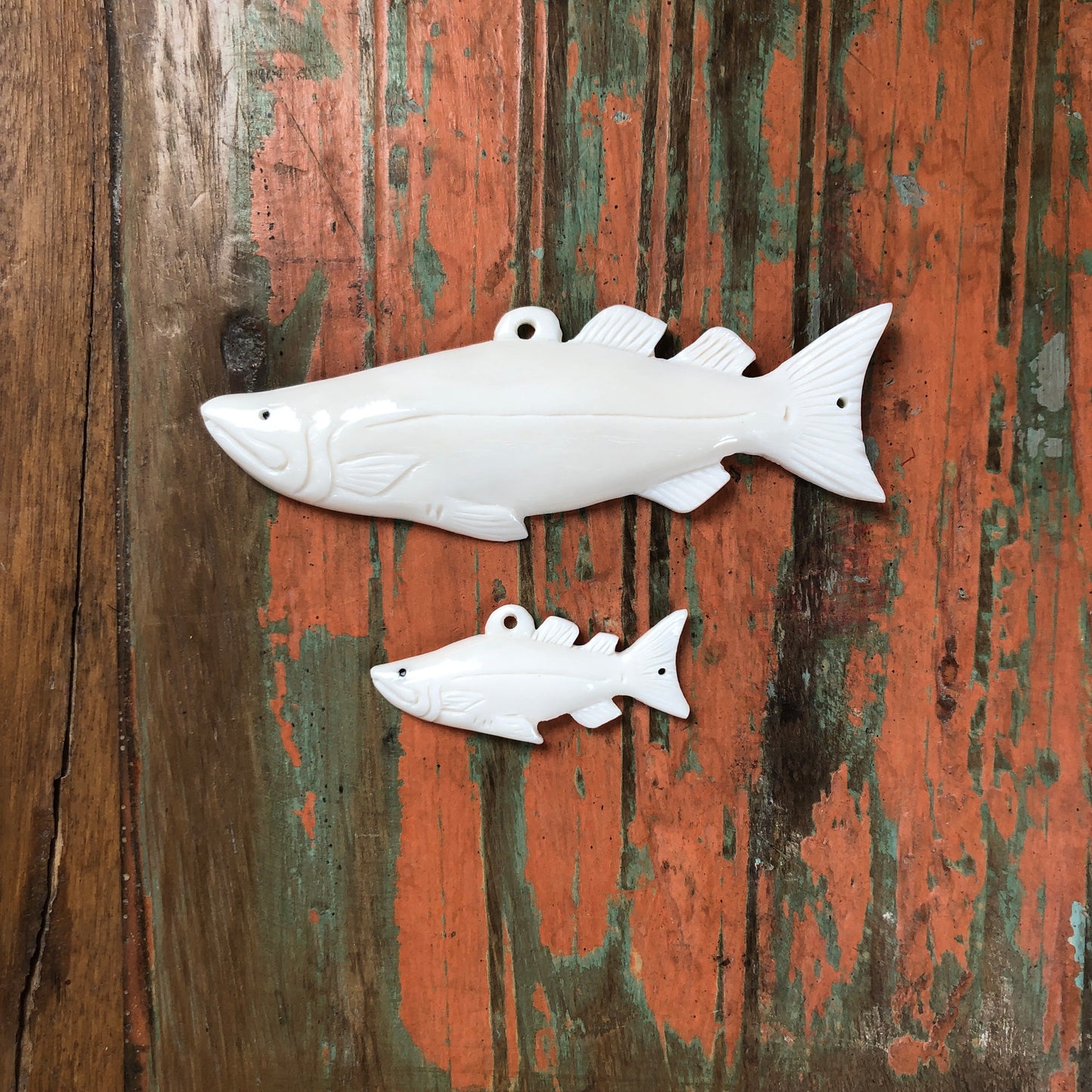 Bone Carvings, Salmon