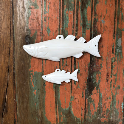 Bone Carvings, Salmon