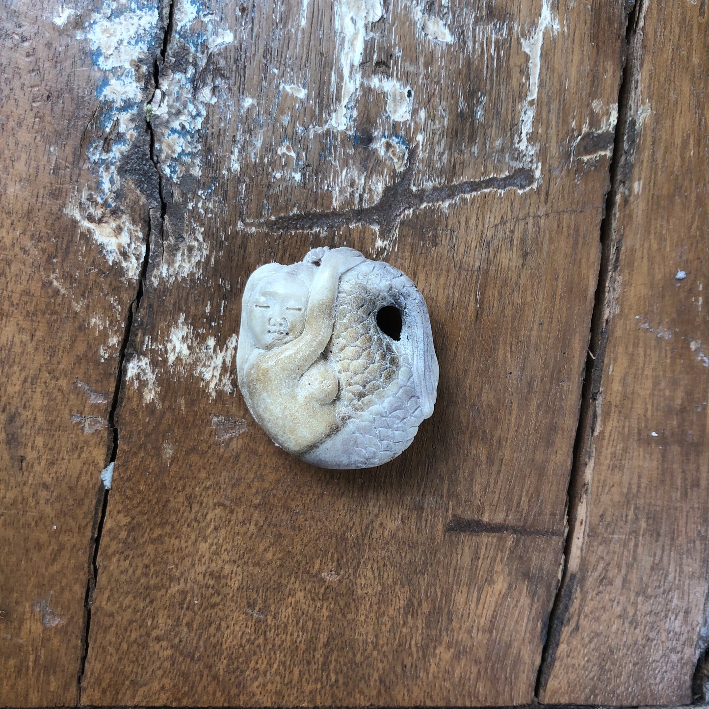 Antler Carvings, Mermaid