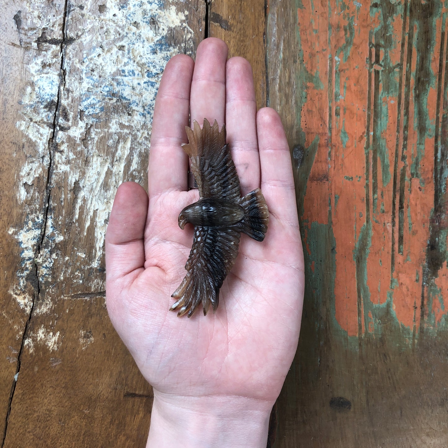 Horn Carvings, Eagle