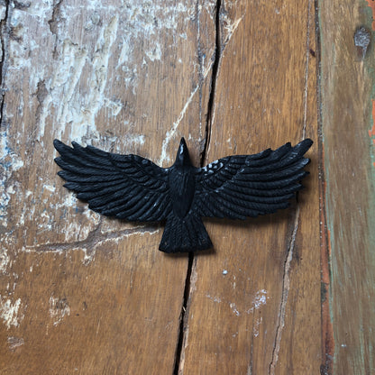 Horn Carvings, Raven