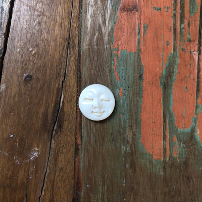 Bone/Horn Carvings, Moon Faces