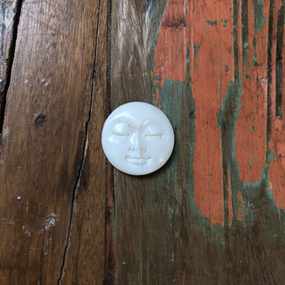 Bone/Horn Carvings, Moon Faces