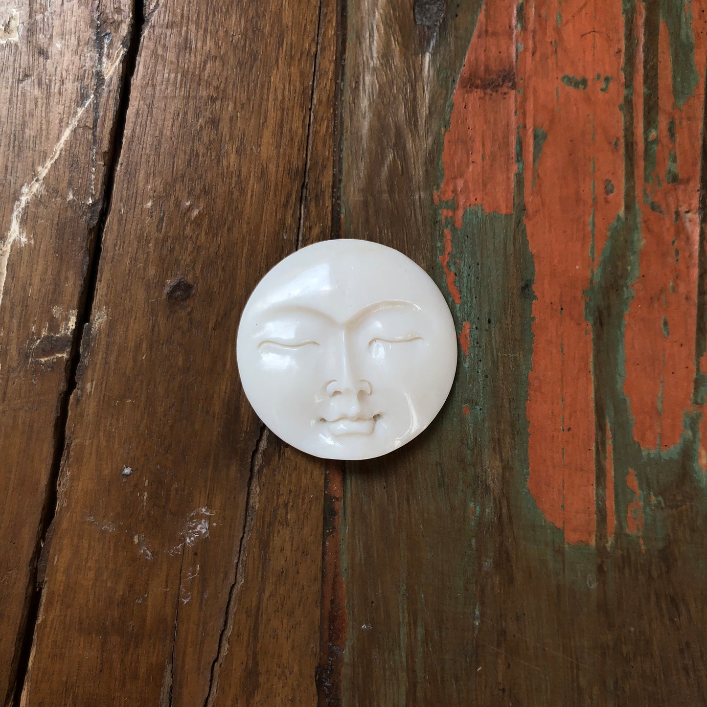 Bone/Horn Carvings, Moon Faces