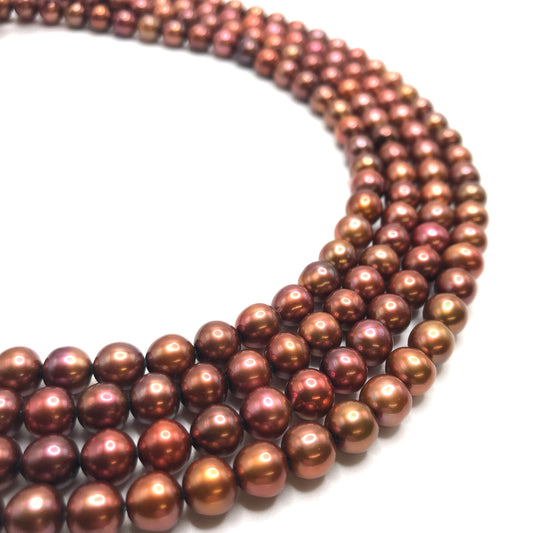 Freshwater Pearl - Potato (Copper)