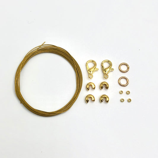 Beading Starter Kit - Gold Plated