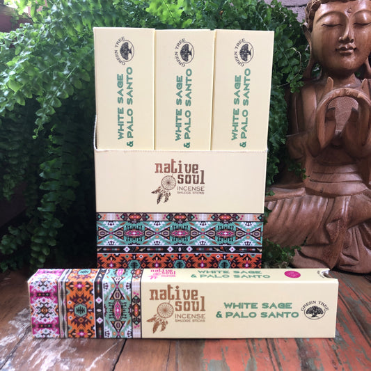 Green Tree Incense - White Sage/Palo Santo