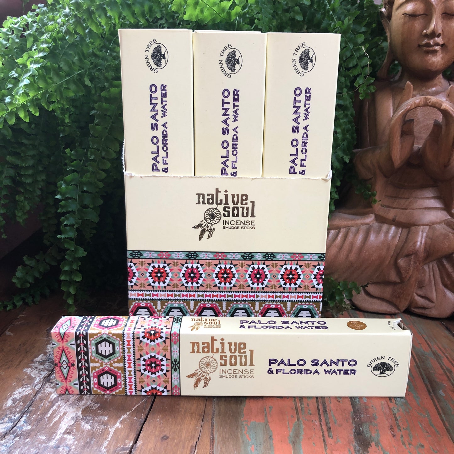 Green Tree Incense - Palo Santo/Florida Water