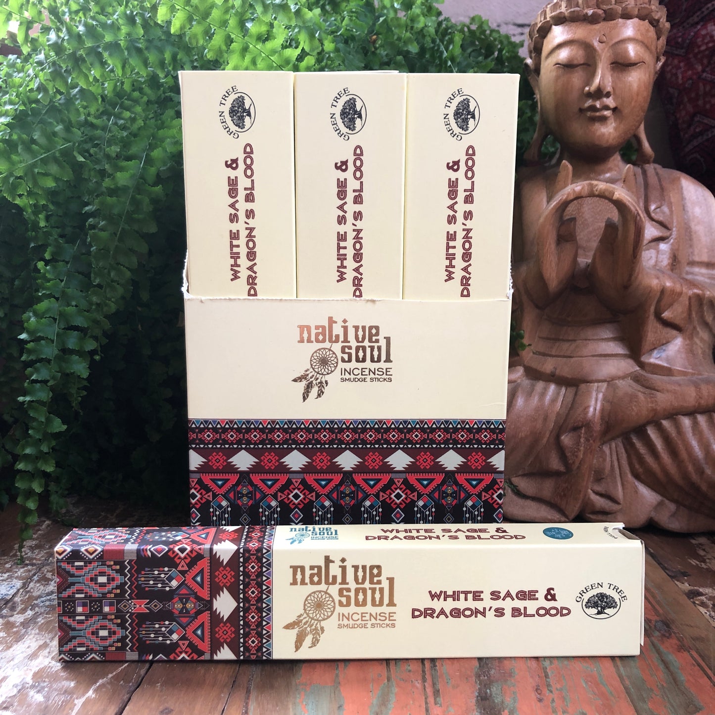 Green Tree Incense - White Sage/Dragon's Blood