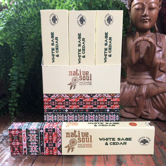 Green Tree Incense - White Sage/Cedar