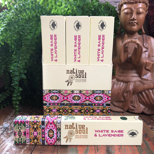 Green Tree Incense - White Sage/Lavender