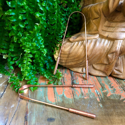 Copper Tongue Scraper