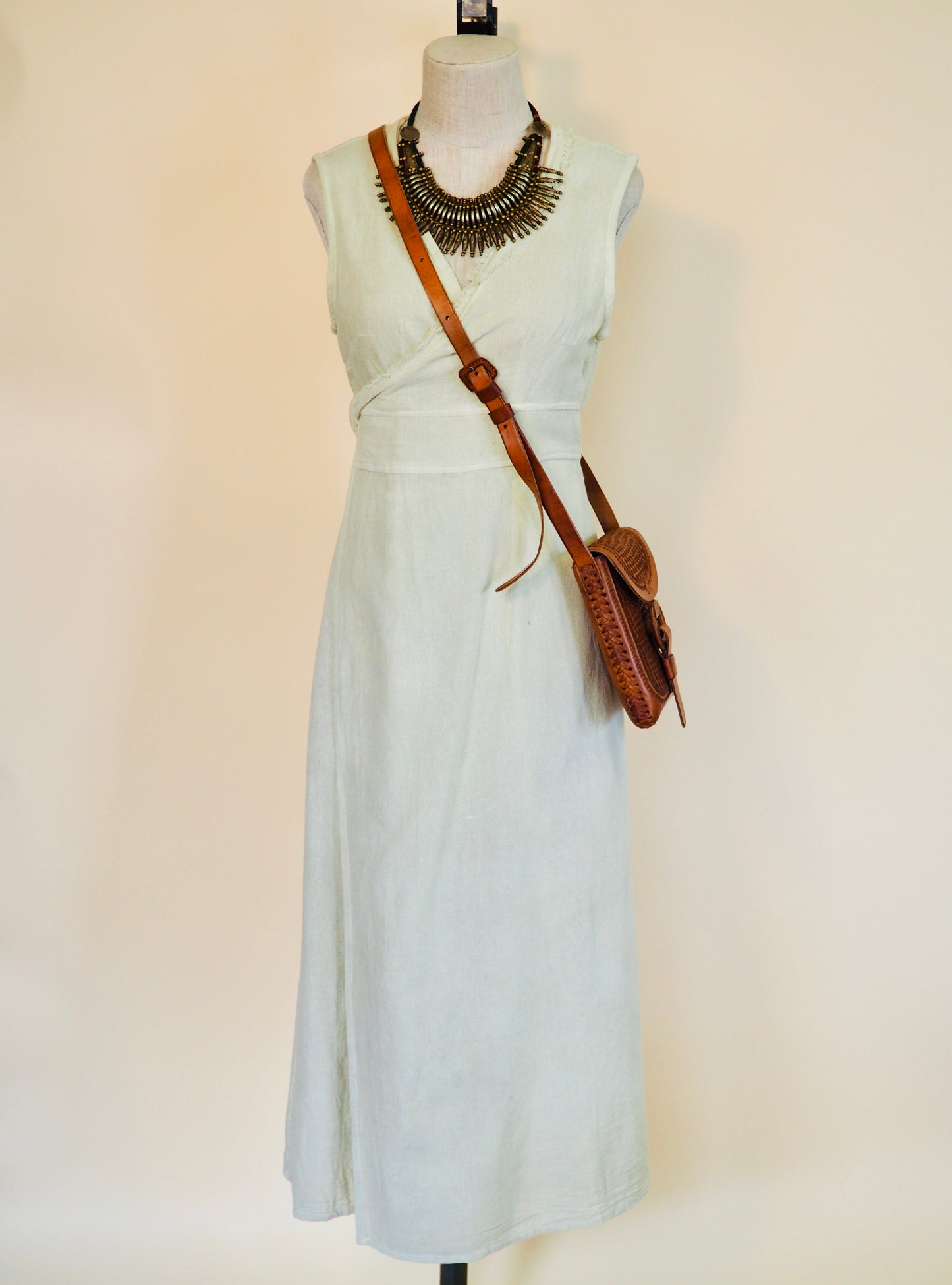 Short-Sleeve Wrap Dress