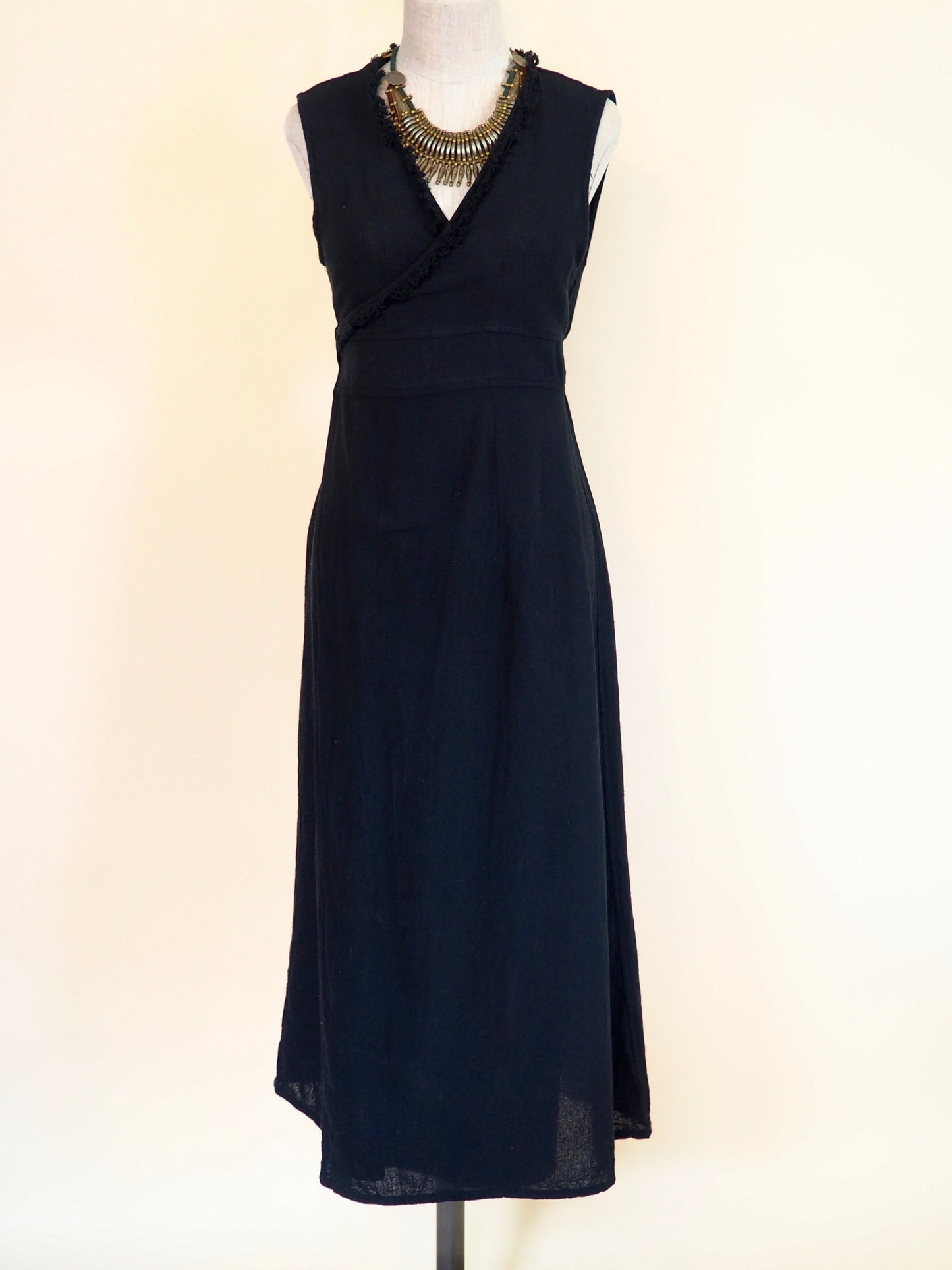 Short-Sleeve Wrap Dress