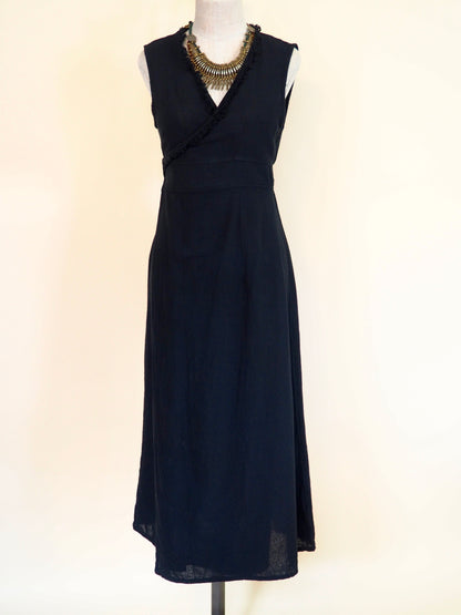 Short-Sleeve Wrap Dress