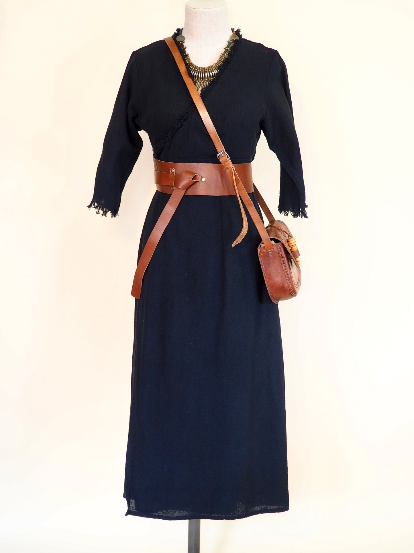 Long-Sleeve Wrap Dress