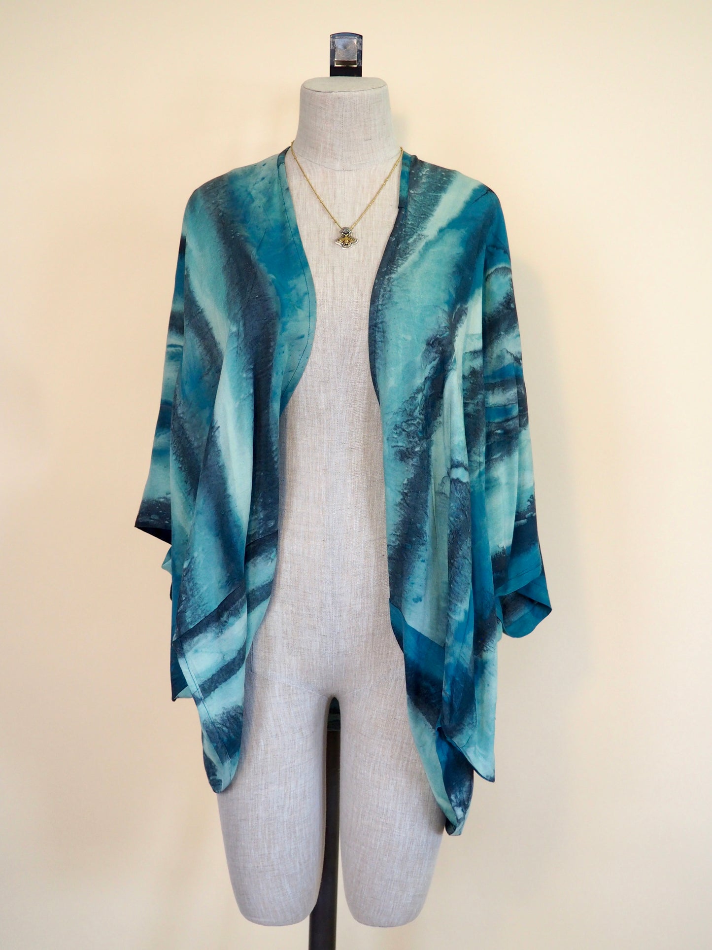 Marble Fold Kimono, Short-Length