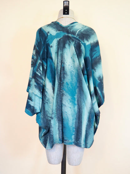 Marble Fold Kimono, Short-Length