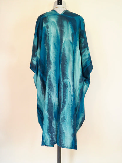 Marble Fold Kimono, Medium-Length