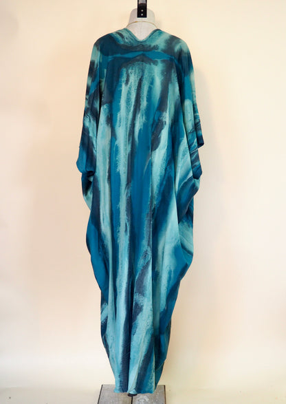 Marble Fold Kimono, Long-Length