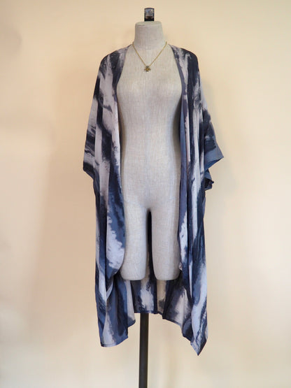 Marble Fold Kimono, Medium-Length