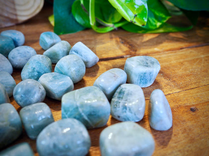 Aquamarine Tumble Stones - Shakti