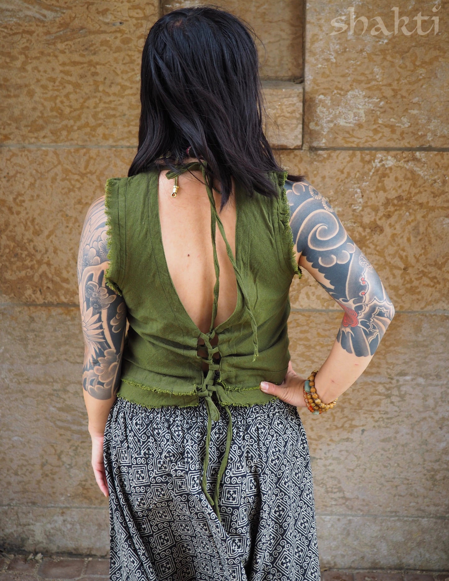 Naboo Lace-Back Shirt - Shakti