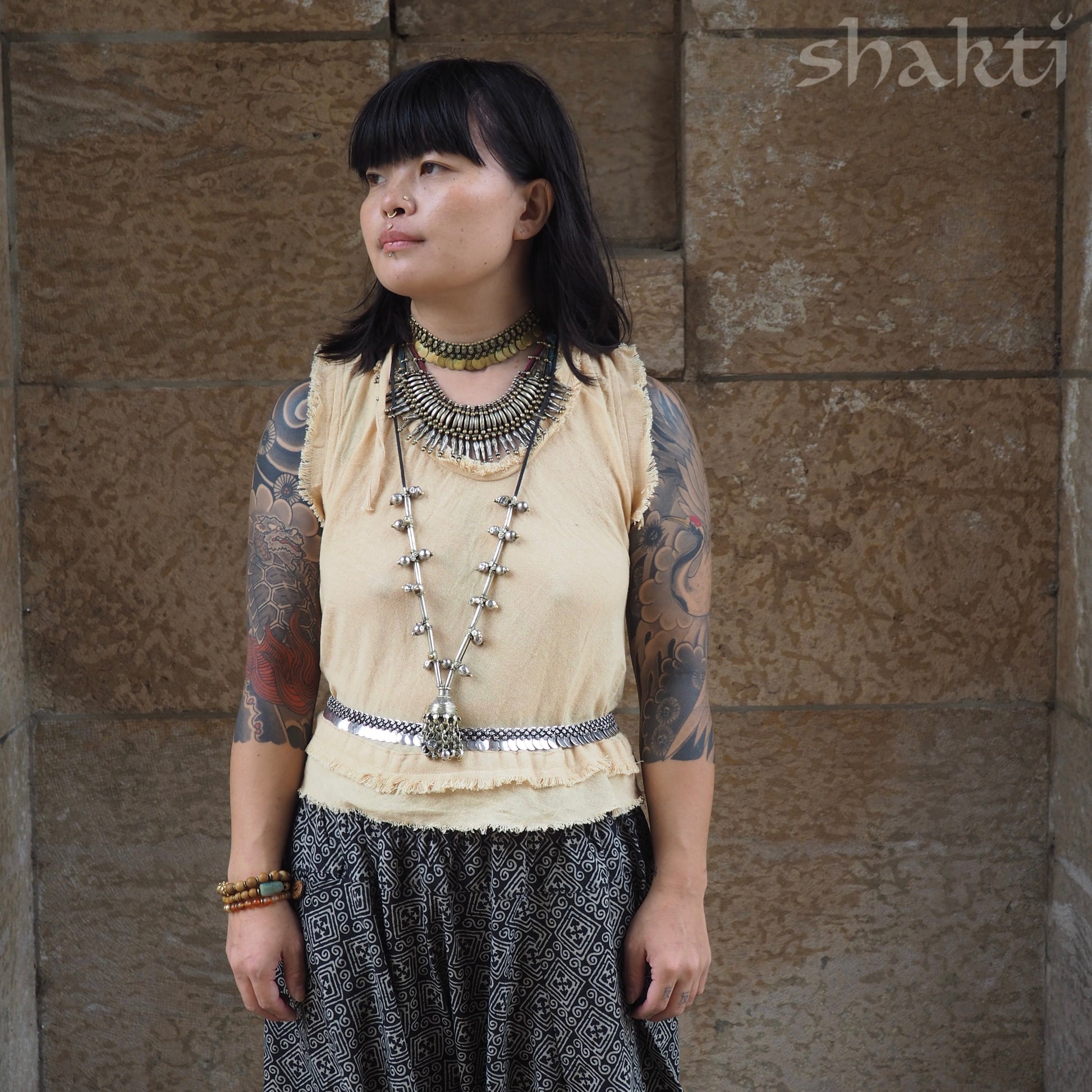 Naboo Lace-Back Shirt - Shakti